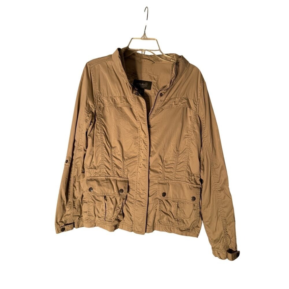 Eddie Bauer Utility Jacket ‎ Womens' Size M Gold